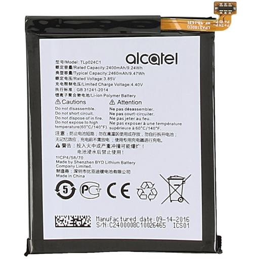 Batteria 2400 mAh BULK per Alcatel A3, Shine Lite