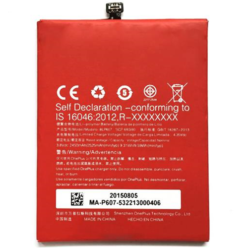 Batteria 2600 mAh BULK Oneplus X