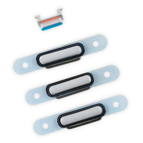 Set 4 Tasti laterali Argento (Bianco)