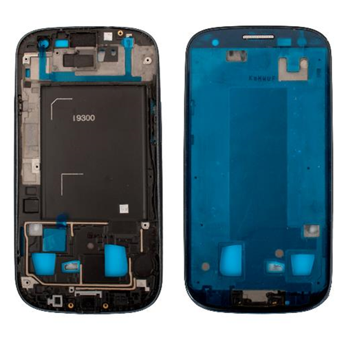 Frame nero completo di cornice e supporto touch screen e display.