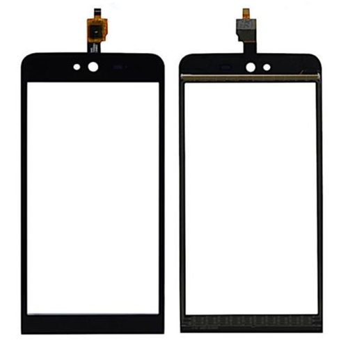 Touch screen con vetrino nero