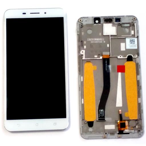 Display completo (touch+LCD) bianco con frame