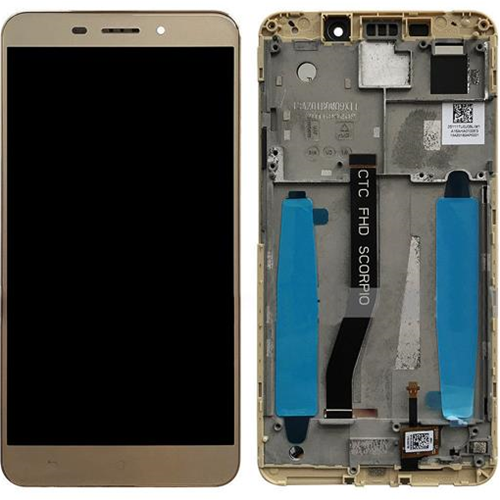 Display completo (touch+LCD) oro con frame