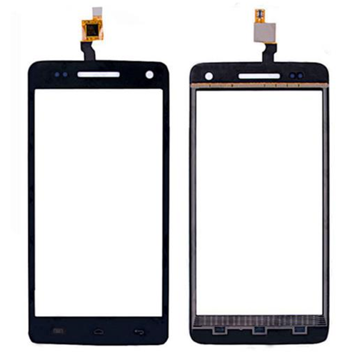 Touch screen con vetrino nero