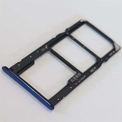 Carrellino SIM/SD blu