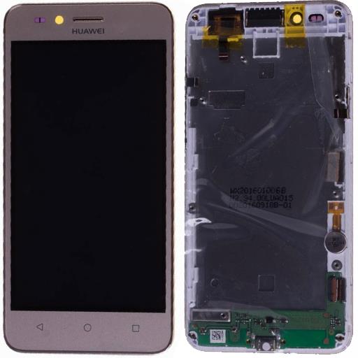 Display completo (touch+LCD) oro (4G) con frame senza batteria - SERVICE PACK