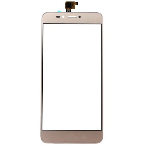 Touch screen con vetrino oro