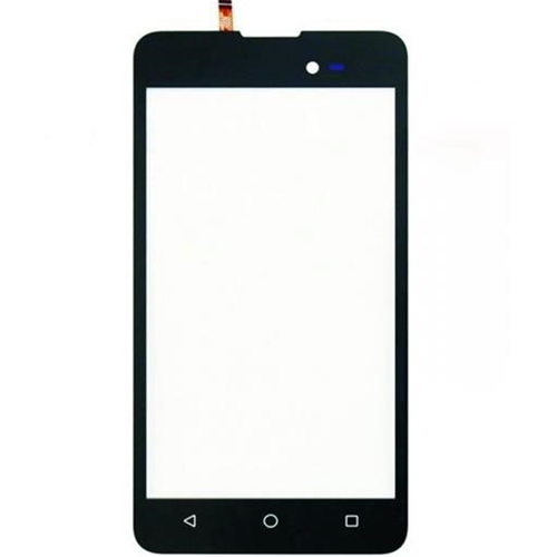Touch screen con vetrino nero