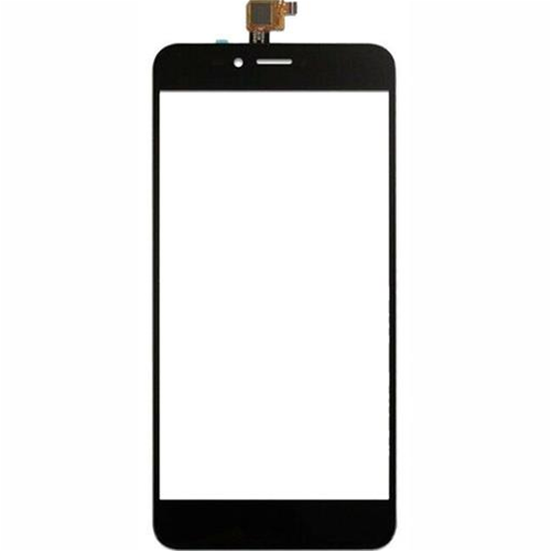 Touch screen con vetrino nero