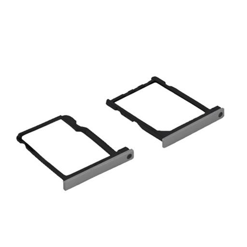 Porta Sim e Porta Memory card Argento per Nero, 2 pz