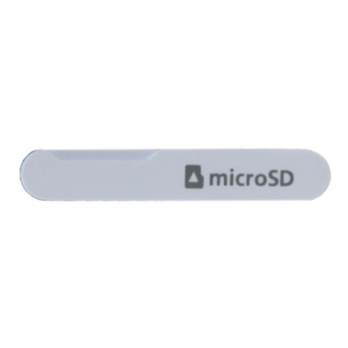 Sportello protezione micro SD bianco