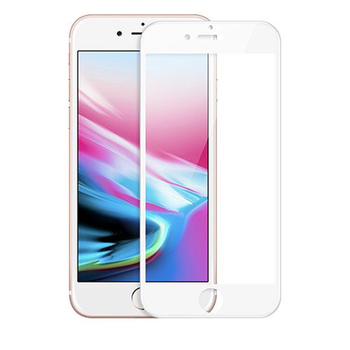 Vetro temperato 3D bianco "Mirror" per Apple iPhone 7 Plus/8 Plus mod. A15
