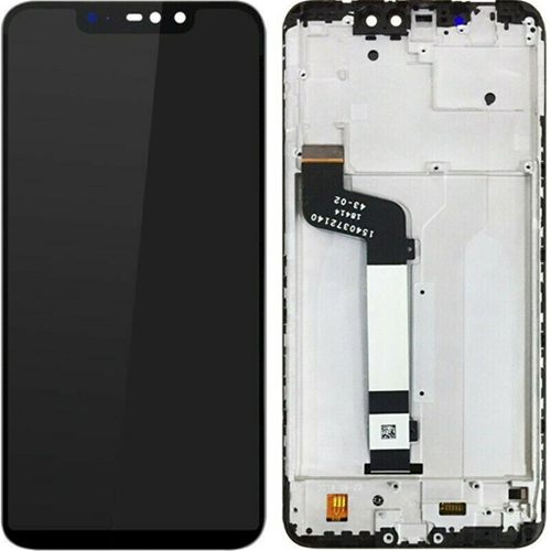 Display completo (touch+LCD) nero con frame SERVICE PACK
