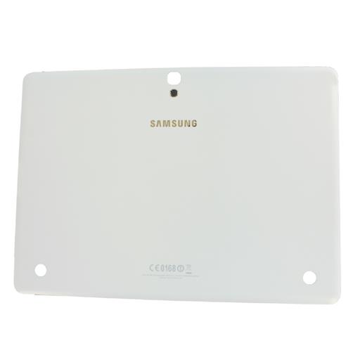 Samsung SM-T800 Galaxy Tab S 10.5 Copribatteria bianco con tasti e sportelli sim/micro SD