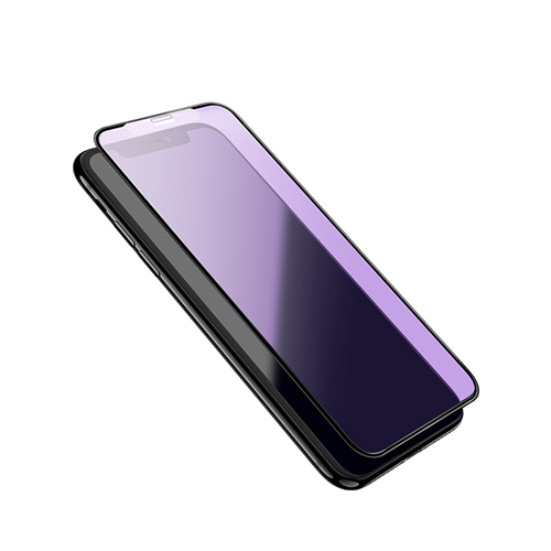 Vetro temperato 3D prot. vista A4 nero per iPhone XS Max