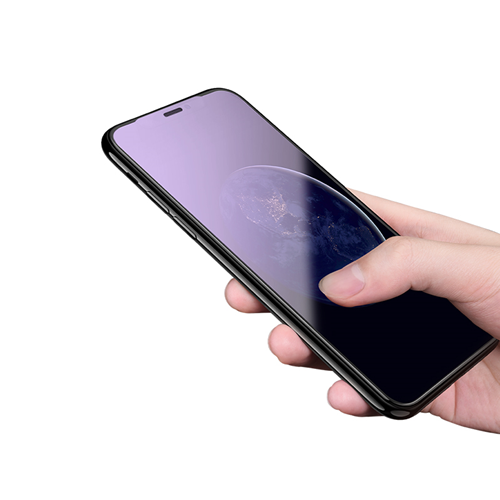 Vetro temperato 3D prot. vista A4 nero per iPhone XS Max