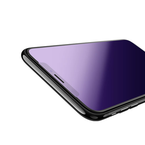 Vetro temperato 3D prot. vista A4 nero per iPhone XS Max