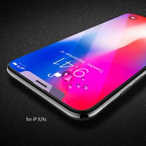 Vetro temperato 3D prot. vista A4 nero per iPhone XS Max