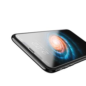 Vetro temperato Nano 3D A12 nero per iPhone XS Max