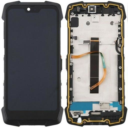 Display completo (touch+LCD) nero con frame