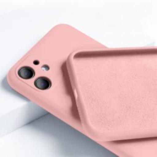 Cover silicone serie Silk Road (rosa) per Apple iPhone 14 Plus