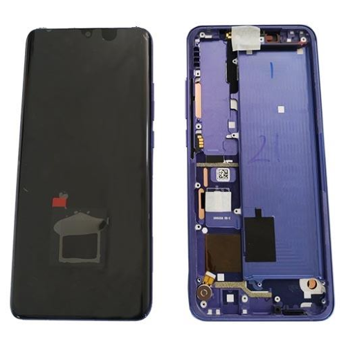 Display completo (touch+LCD) viola con frame SERVICE PACK