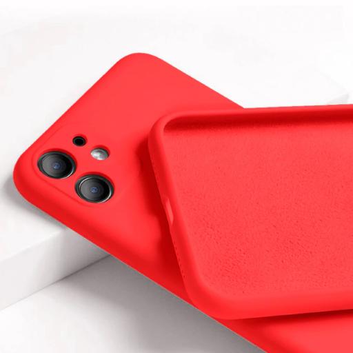 Cover silicone serie Silk Road (rossa) per Apple iPhone 14 Pro