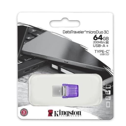 Pendrive Kingston 64GB DT Duo 3C USB 3.2 OTG