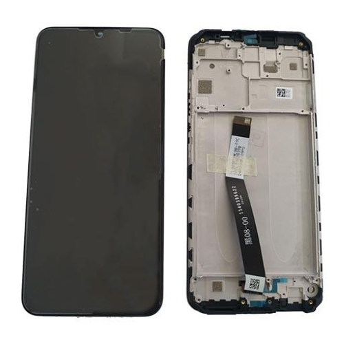 Display completo (touch+LCD) bianco con frame SERVICE PACK