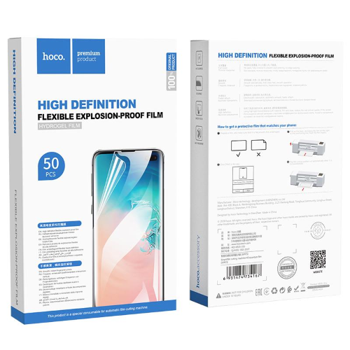 Pellicole HD (allineam. automatico) 50pz per Hoco Intelligent Film Machine