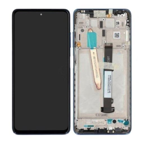 Display completo (touch+LCD) blu con frame SERVICE PACK