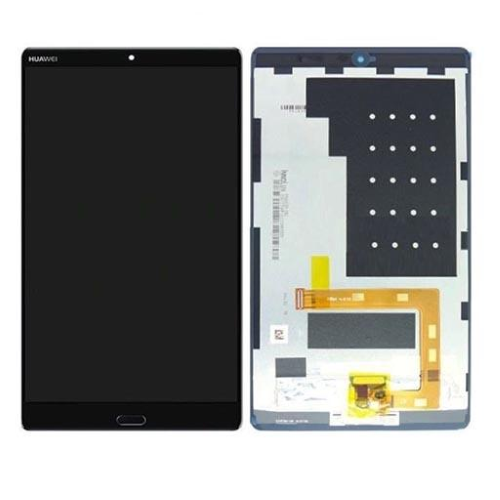 Display completo (touch+LCD) nero con tasto home SERVICE PACK