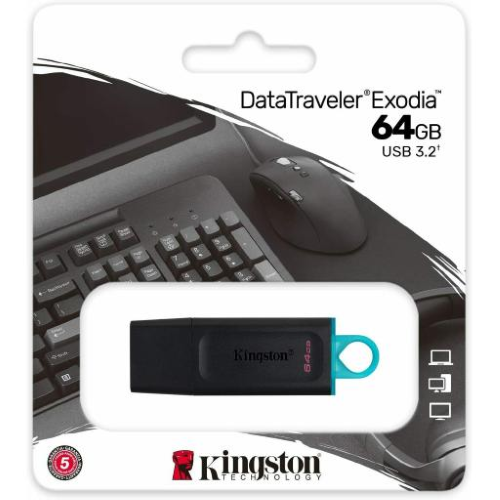 Pendrive Kingston 64GB DataTraveler Exodia USB 3.2