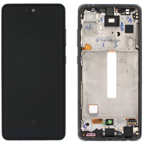 Display completo (touch+LCD) black con frame SERVICE PACK