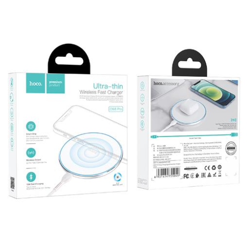 Caricatore wireless QI CW6 Pro bianco 15W
