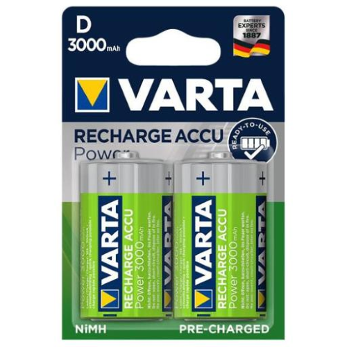 Varta Ready2Use Ricaricabili D 3000 mAh 2BL