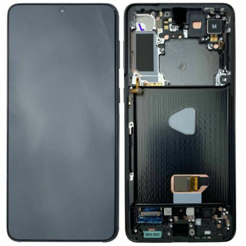 Display completo (touch+LCD) black con frame SERVICE PACK