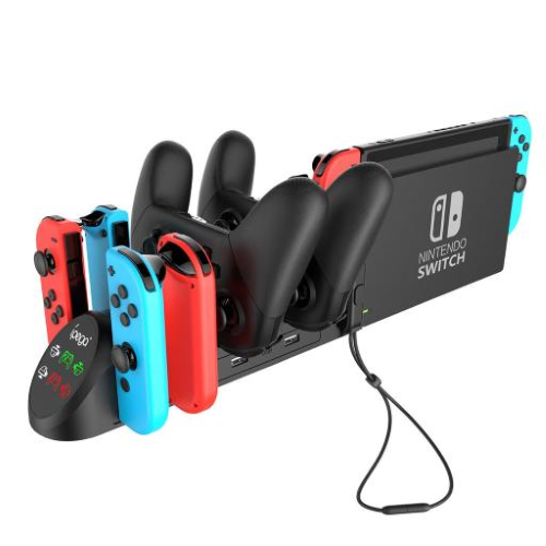Stazione ricarica multifunzione PG-9187 per Nintendo Switch Joycon/Pro