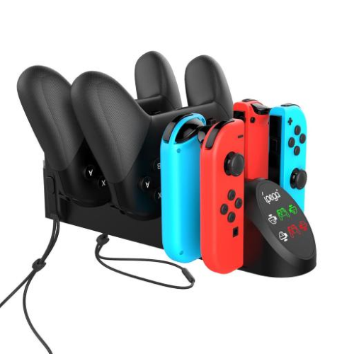 Stazione ricarica multifunzione PG-9187 per Nintendo Switch Joycon/Pro