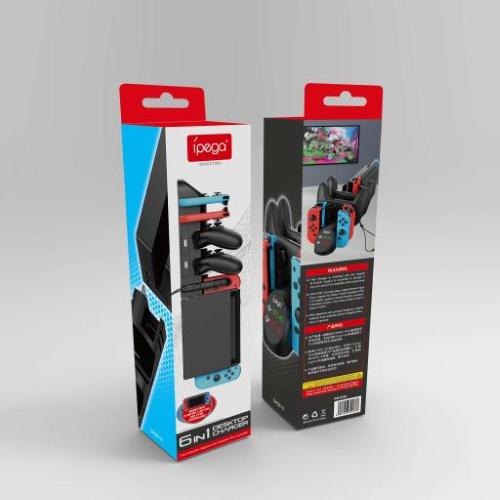 Stazione ricarica multifunzione PG-9187 per Nintendo Switch Joycon/Pro