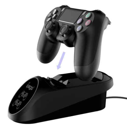 Stazione ricarica 2 slot PG-9180 per controller PS4