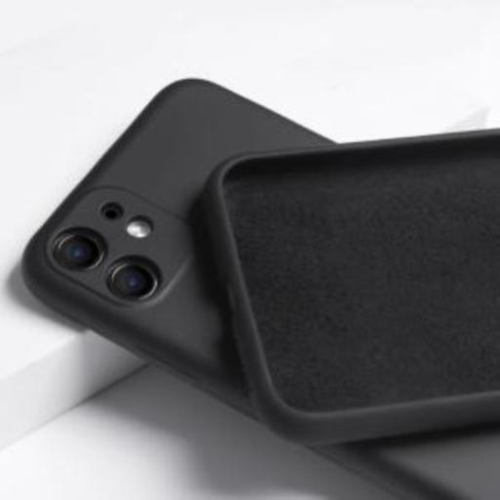 Cover silicone serie Silk Road (nera) per Apple iPhone 14 Plus