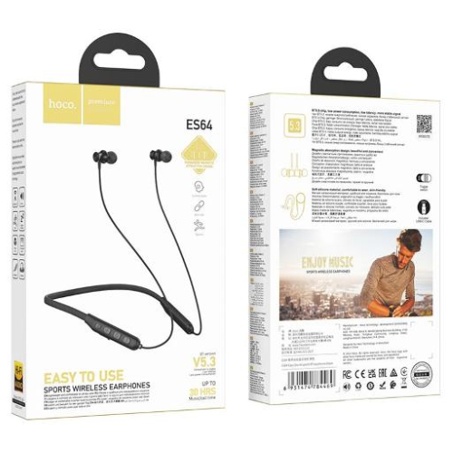 Auricolari BT ES64  "Easy Sound" sport Black