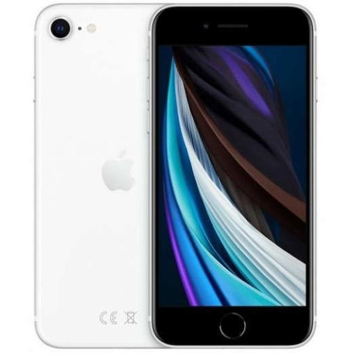 Apple-iPhone-SE-2020-64GB-White---Usato-Grado-A--|-Batteria--80%
