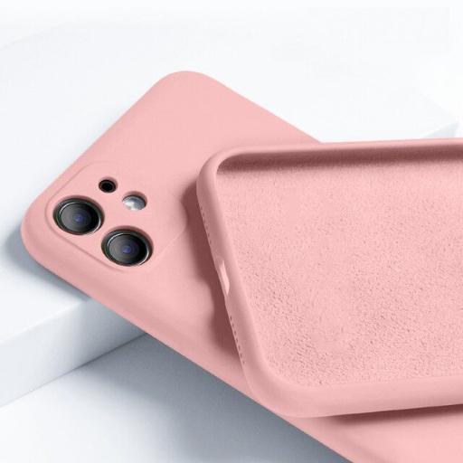 Cover silicone serie Silk Road (rosa) per Apple iPhone 15