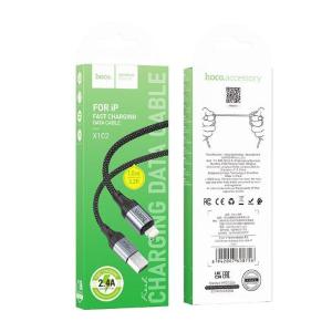 Cavo dati/ricarica X102 "Fresh" nylon Lightning