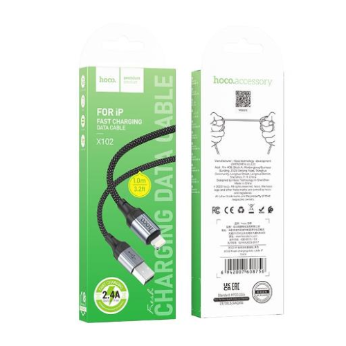Cavo dati/ricarica X102 "Fresh" nylon Lightning