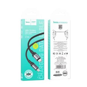 Cavo dati/ricarica X102 "Fresh" nylon PD 60W Type-C/Type-C