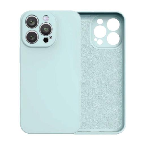 Cover silic. serie Silk Road Verde Menta per Apple iPhone 16 Plus