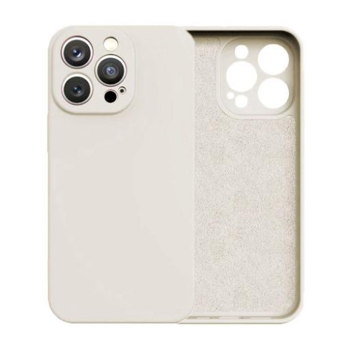 Cover silicone serie Silk Road Beige per Apple iPhone 16 Pro Max